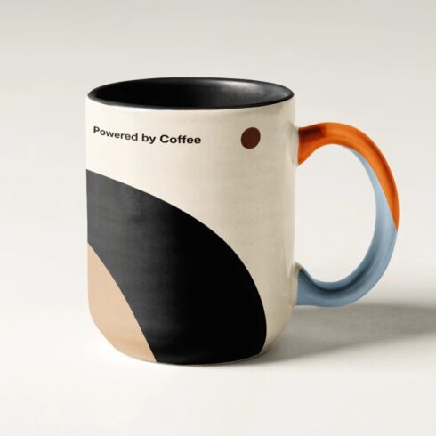 Modern Café Style Mug Pair Mockup Pair cover image.