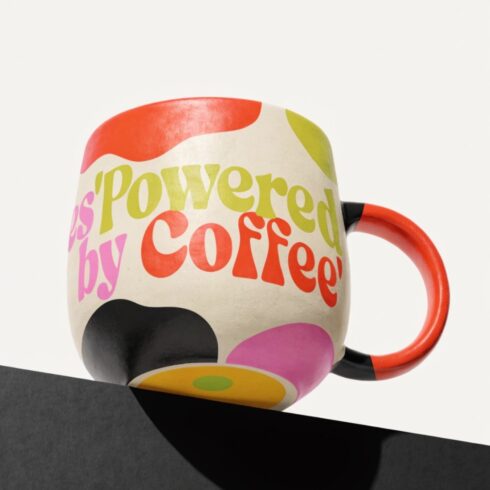 Modern Multitone Coffee Quote Mug Mockup Duo cover image.