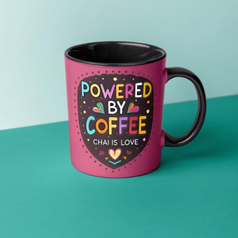 Stylish Multicolor Cozy Café Color Mug Mockup Pair cover image.
