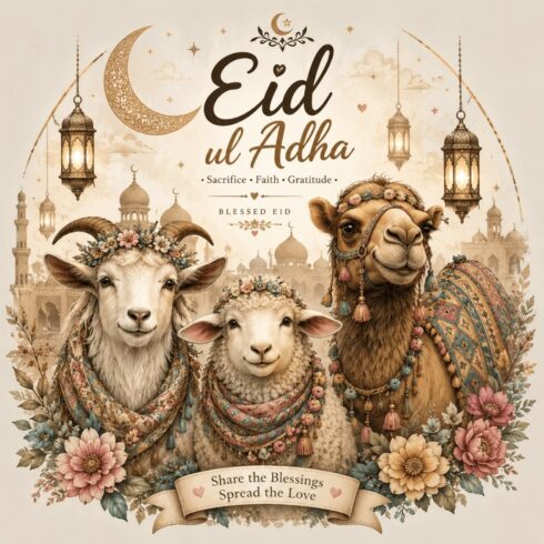 EID UL ADHA TSHIRTS cover image.