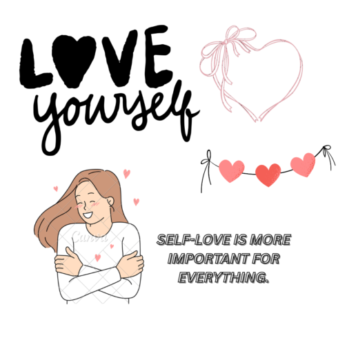 self your self T shirt design cover image.