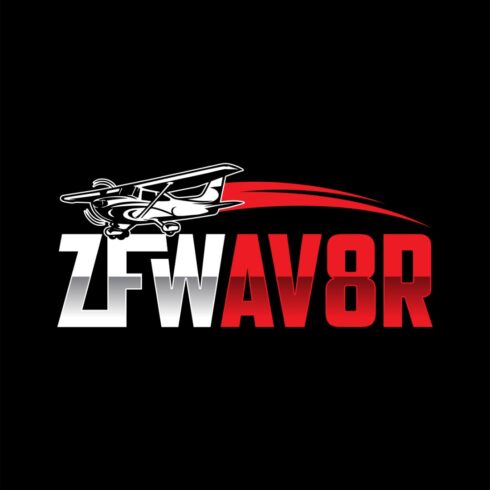 Black Aviation Plane Graphic T-Shirt cover image.