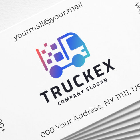 Modern Logistics & Transport Logo cover image.