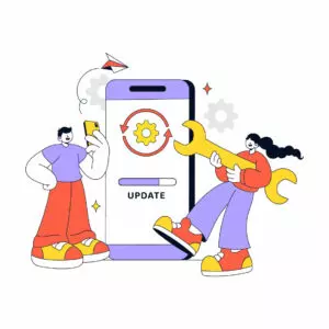 10 App Update Vector Illustration cover image.