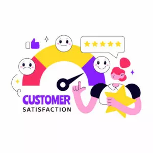 10 Customer Satisfaction Illustration cover image.