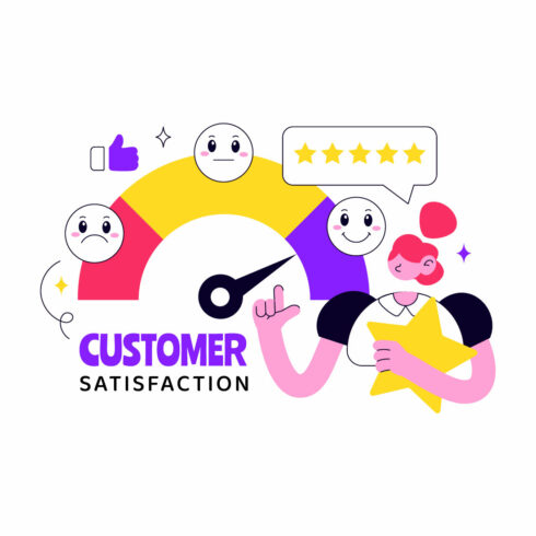 10 Customer Satisfaction Illustration cover image.
