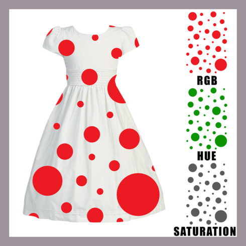 Retro Polka Dot Apparel Pattern Bundle Fun Multi-Size Dots Vector Graphics cover image.