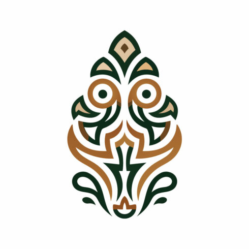 Premium Ornamental Symmetrical Vector Design | Decorative Tribal Motif for Branding, Apparel & Print Projects cover image.
