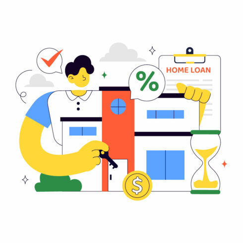 10 Home Loan Illustration cover image.