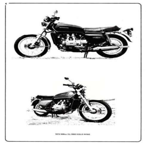 HONDA GL1000 GOLDWING 1975 1976 1977 1978 1979 SERVICE REPAIR SHOP MANUAL cover image.