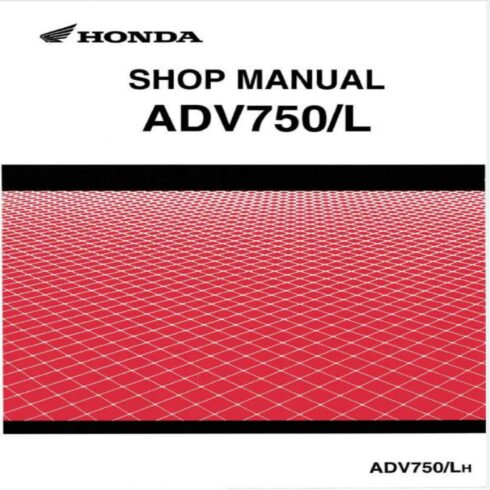 Honda X ADV 750 2021 Workshop manual cover image.