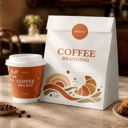 Coffee Branding Mockup cover image.