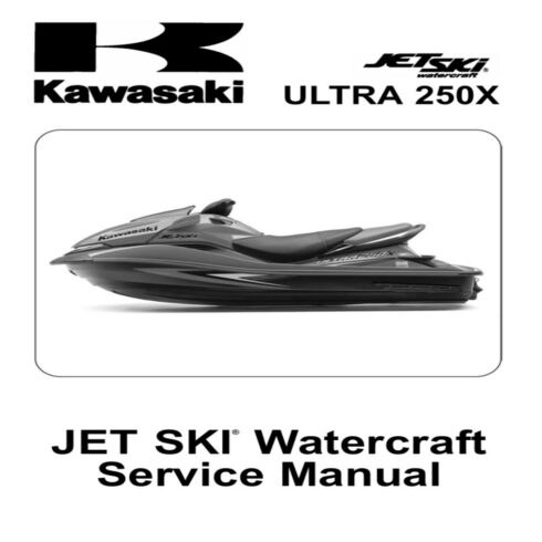 Kawasaki Jetski Ultra 250x Service Manual 2007 cover image.