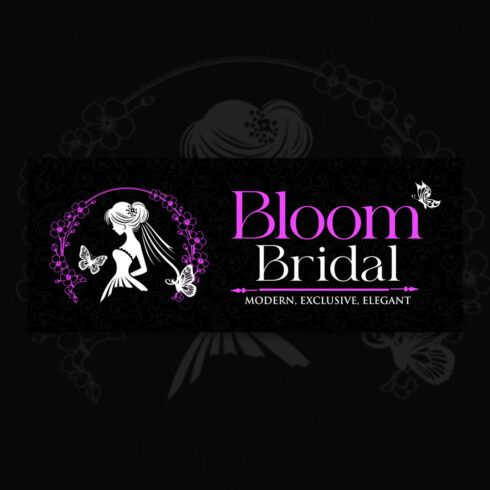 Modern & Exclusive Bridal Salon Logo Design cover image.