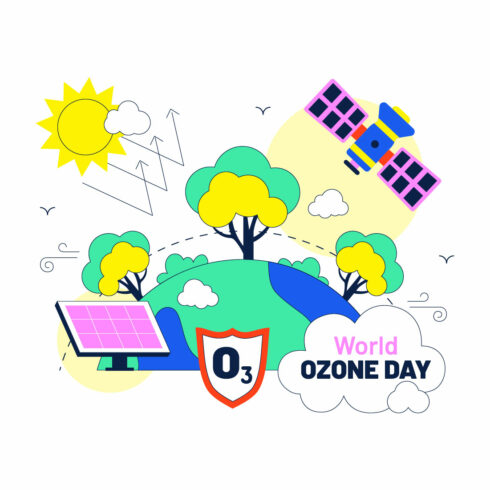 10 World Ozone Day Illustration cover image.