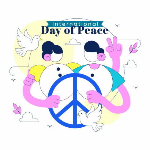 10 International Day of Peace Illustration cover image.