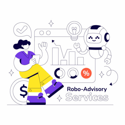 10 Robo Advisory Services Illustration cover image.