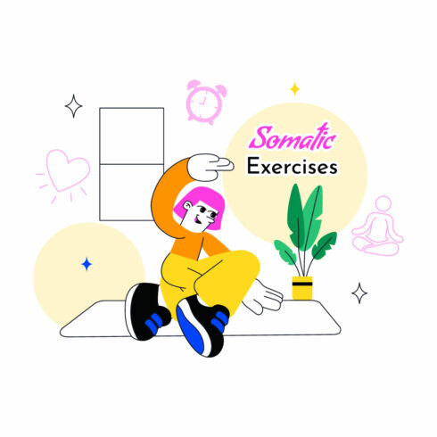 10 Somatic Exercises Illustration cover image.