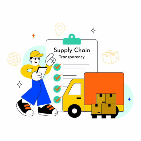 10 Supply Chain Transparency Illustration cover image.
