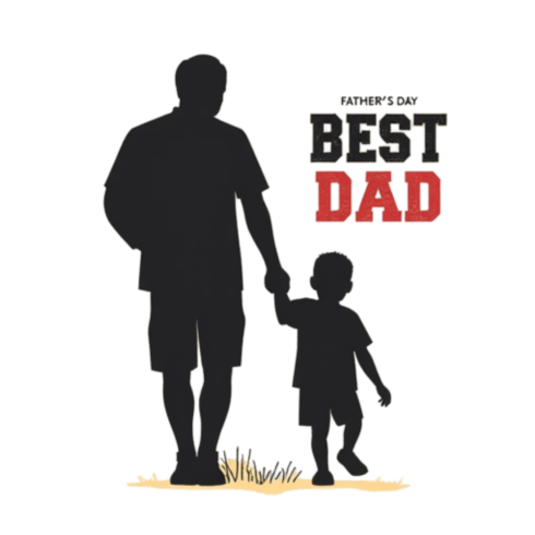 Best Dad Ever – Father and Son Father's Day T-Shirt Design cover image.