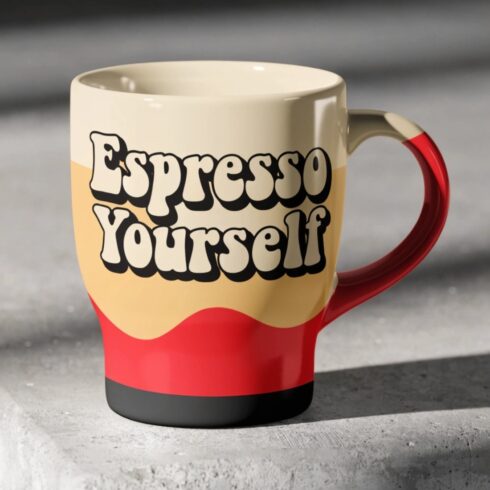 Modern Coffee Mug Collection | Espresso Lover Gift Mug | Café Aesthetic Cup cover image.