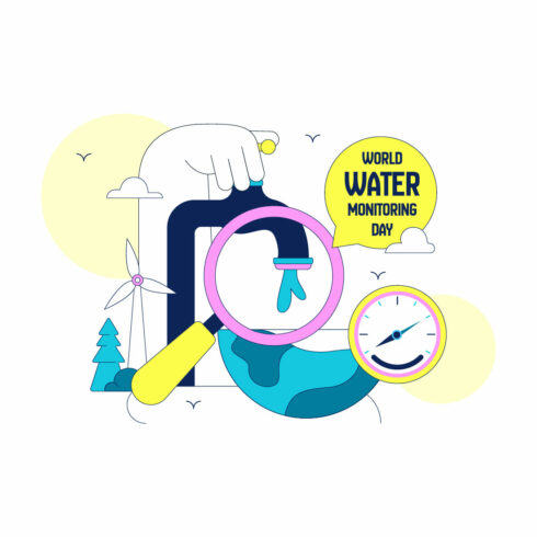 10 World Water Monitoring Day Illustration cover image.