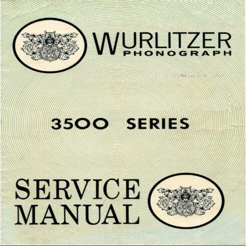 Wurlitzer 3500 ZODIAC Service Manual cover image.