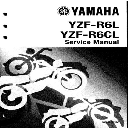 Yamaha yzf-r6l yzf-r6cl 1999 - 2002 Service Manual cover image.