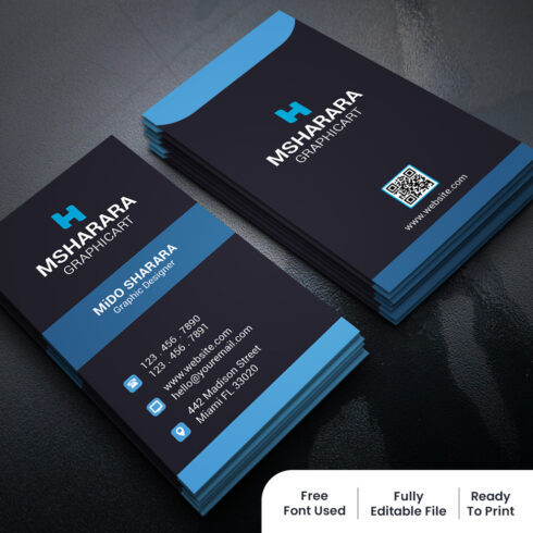 Corporate Business Card cover image.