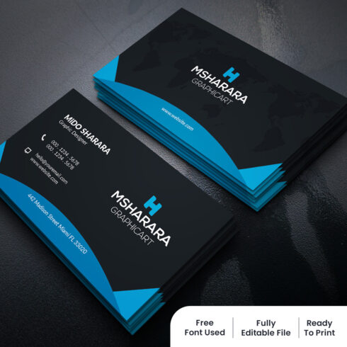 Corporate Business Card cover image.