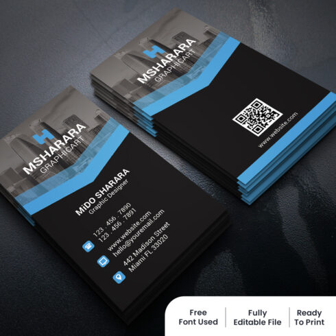 Corporate Business Card cover image.