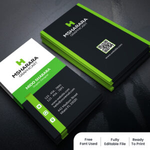 Corporate Business Card cover image.