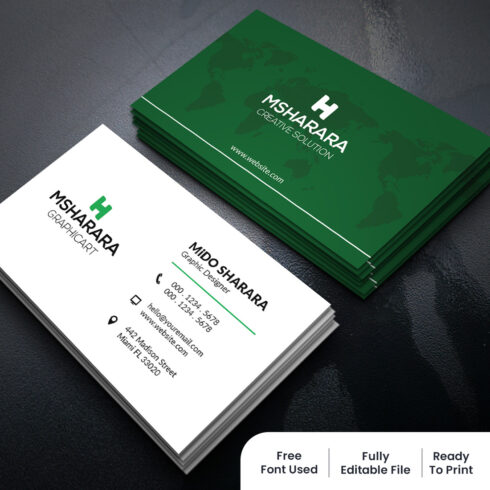 Corporate Business Card cover image.