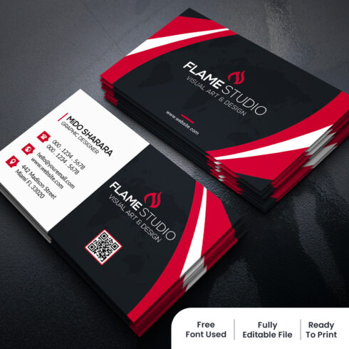 Corporate Business Card cover image.