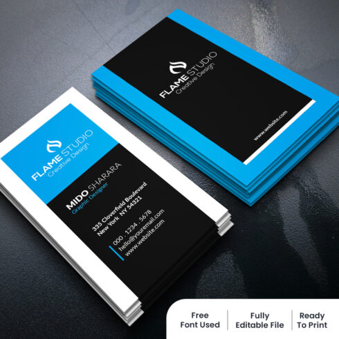 Corporate Business Card cover image.