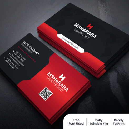 Corporate Business Card cover image.
