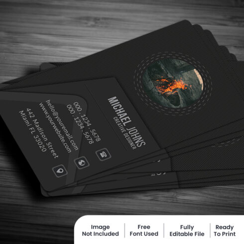 Corporate Business Card cover image.