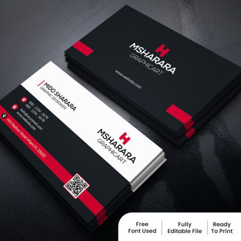 Corporate Business Card cover image.