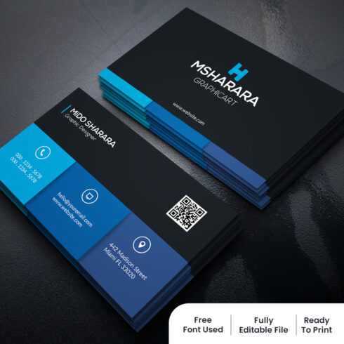 Corporate Business Card cover image.