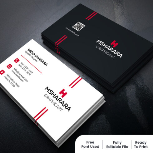 Corporate Business Card cover image.