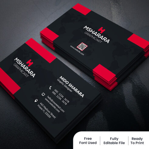 Corporate Business Card cover image.