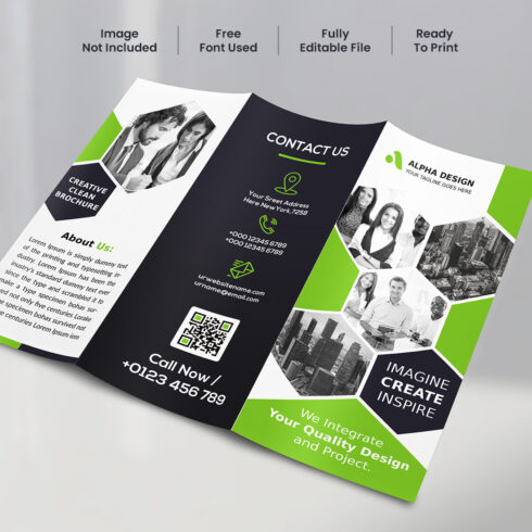 Corporate Trifold Brochure cover image.