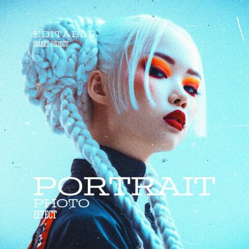 Cyberpunk Portrait Photo Effect cover image.