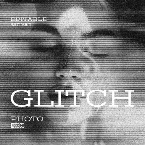 CRT Glitch Photo Effect cover image.