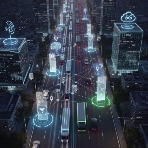 Smart City and Society 50 – Futuristic Communication Technology, Autonomous Roads, and Intelligent Transportation cover image.