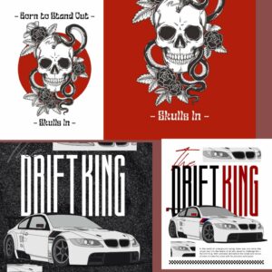T shirt design cover image.
