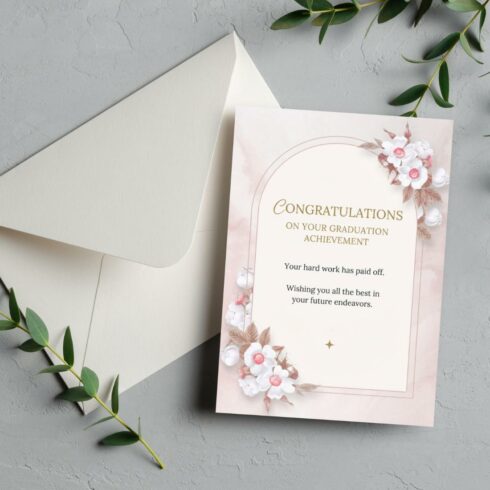Graduation Card Printable | Congratulations Achievement | Graduation Card Daughter | Graduation Card for Him | Masters Graduation Card cover image.