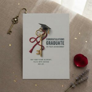Graduation Card Printable | Congratulations Graduate | Graduation Card Daughter | Graduation Card for Him | Masters Graduation Card cover image.