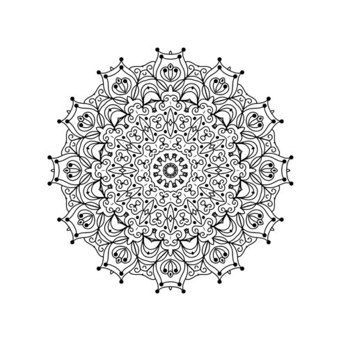 Beautiful Mandala for Mindful Coloring cover image.