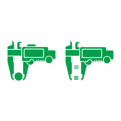 Digital Vernier Caliper Measuring Instrument Icon cover image.